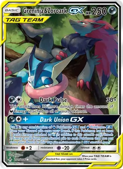 Greninja y Zoroark GX 201/214