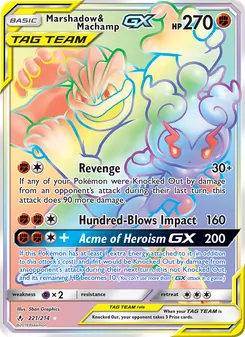 Marshadow y Machamp GX