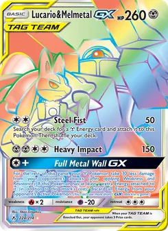 Lucario y Melmetal GX