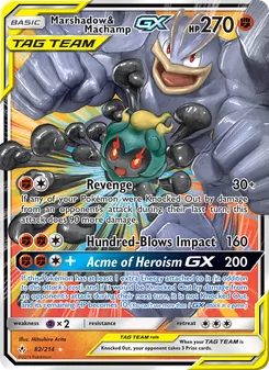 Marshadow y Machamp GX