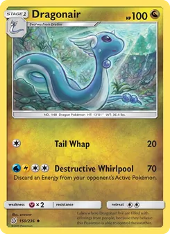 Dragonair 150/236, carta de Pokémon de Mentes Unidas