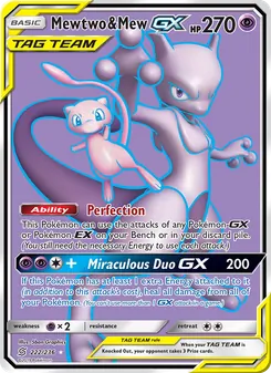 Mewtwo y Mew GX