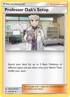 Disposición del Profesor Oak 201/236