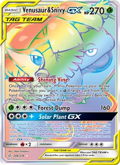 Venusaur y Snivy GX 249/236