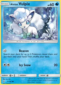 Vulpix de Alola 21/145