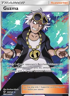 Guzmán 143/147, carta de Pokémon de Sombras Ardientes