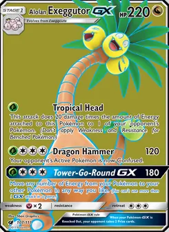 Exeggutor de Alola GX 107/111