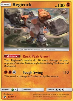 Regirock 53/111