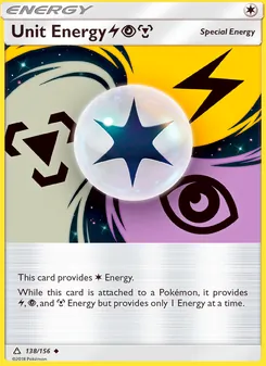Energía Unidad LightningPsychicMetal 138/156
