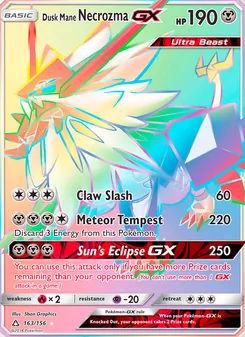 Necrozma Melena Crepuscular GX