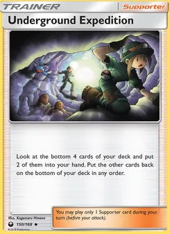 Expedición Subterránea 150/168, carta de Pokémon de Tormenta Celestial