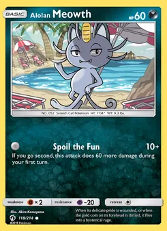 Meowth de Alola 118/214