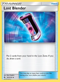Batidora Perdida 181/214, carta de Pokémon de Truenos Perdidos