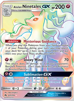 Ninetales de Alola GX 225/214
