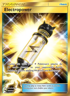Electropoder 232/214, carta de Pokémon de Truenos Perdidos