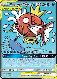 Magikarp y Wailord GX 161/181