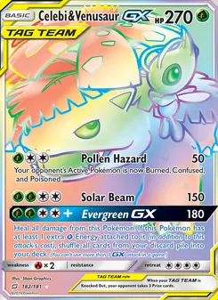 Celebi y Venusaur GX
