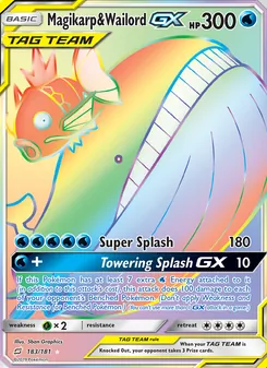 Magikarp y Wailord GX