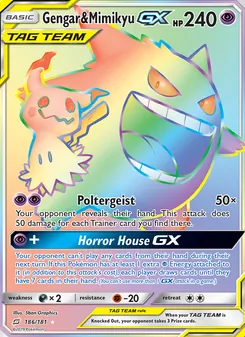 Gengar y Mimikyu GX