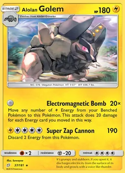 Golem de Alola 37/181