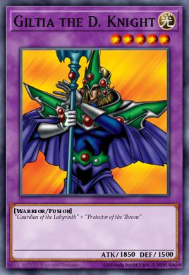 Giltia el Caballero D. SBC1-B21, carta de Yu-Gi-Oh! de Speed Duel: Streets of Battle City
