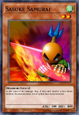 Samurai Sasuke SBTK-015, carta de Yu-Gi-Oh! de Speed Duel: Trials of the Kingdom