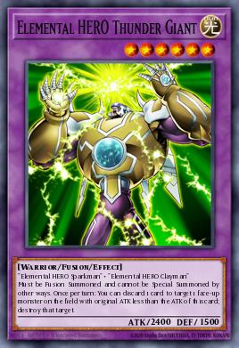 HÉROE Elemental del Trueno Gigante SGX1-A22