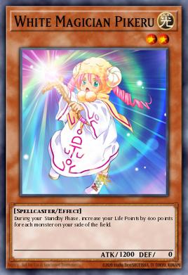 Mago Blanco Pikeru SGX2-E02, carta de Yu-Gi-Oh! de Speed Duel GX: Midterm Paradox