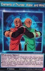 Elements of Thunder, Water, and Wind SGX2-S10, carta de Yu-Gi-Oh! de Speed Duel GX: Midterm Paradox