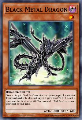 Dragón de Metal Negro SGX3-B07