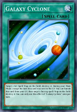 Ciclón de la Galaxia STP6-014, carta de Yu-Gi-Oh! de Speed Duel Tournament Pack 6