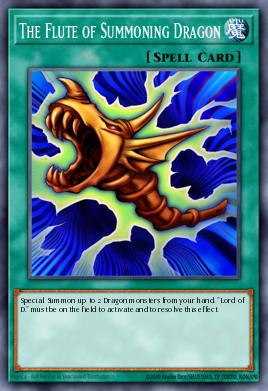 La Flauta de Convoca-Dragones STP6-025, carta de Yu-Gi-Oh! de Speed Duel Tournament Pack 6