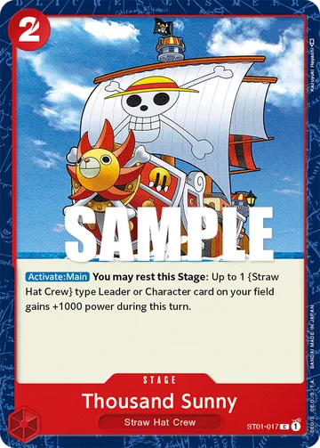 Thousand Sunny ST01-017
