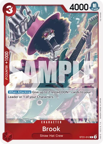 Brook ST21-012, carta de One Piece de GEAR5