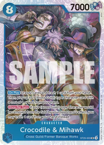 Crocodile &amp; Mihawk ST25-003