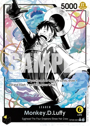 Monkey.D.Luffy ST29-001 · P1, carta de One Piece de Egghead
