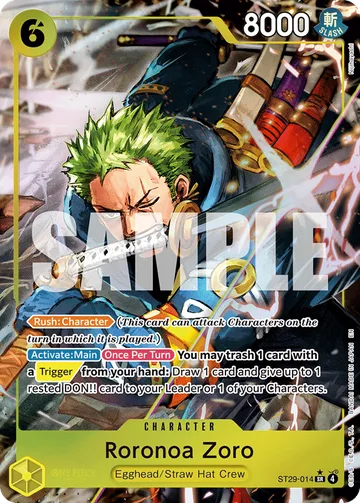 Roronoa Zoro ST29-014 · P1