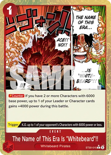 The Name of This Era Is "Whitebeard"!! ST30-015 · P1