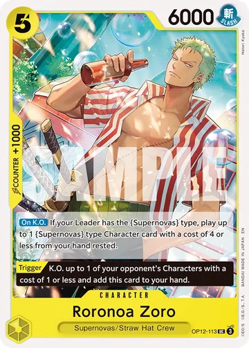 Roronoa Zoro OP12-113 · R1