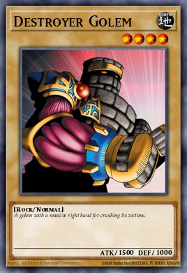 Golem de Destructor SDK-026, carta de Yu-Gi-Oh! de Starter Deck: Kaiba