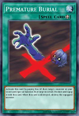 Entierro Prematuro SKE-039, carta de Yu-Gi-Oh! de Starter Deck: Kaiba Evolution