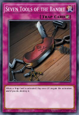 Siete Herramientas del Bandido SS01-A18, carta de Yu-Gi-Oh! de Speed Duel Starter Decks: Destiny Masters