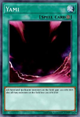 Yami SS01-C13, carta de Yu-Gi-Oh! de Speed Duel Starter Decks: Destiny Masters