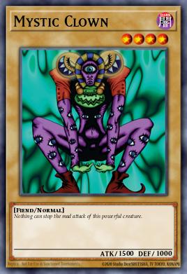 Payaso Místico SYE-011, carta de Yu-Gi-Oh! de Starter Deck: Yugi Evolution
