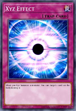 Efecto Xyz YS11-032, carta de Yu-Gi-Oh! de Starter Deck: Dawn of the Xyz