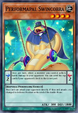 Artistamigo Cobrapecio YS16-003, carta de Yu-Gi-Oh! de Starter Deck: Yuya