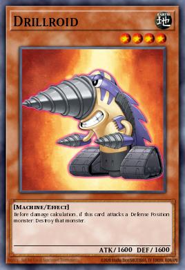 Drillroid YSDS-016, carta de Yu-Gi-Oh! de Starter Deck: Syrus Truesdale