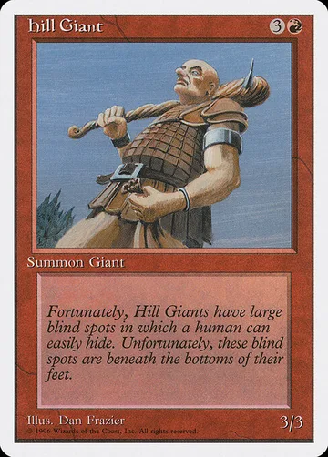 Hill Giant 33, carta de Magic: The Gathering de Introductory Two-Player Set