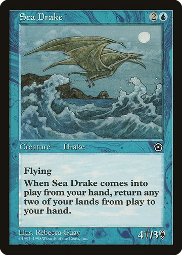 Sea Drake 45, carta de Magic: The Gathering de Portal Second Age