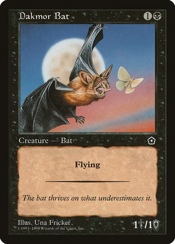 Dakmor Bat 68, carta de Magic: The Gathering de Portal Second Age